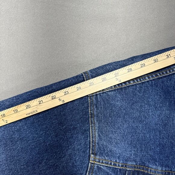 Wrangler Jean Jacket Mens Extra Large Blue Rugged Wear Trucker Denim RJK30AN - Picture 9 of 16